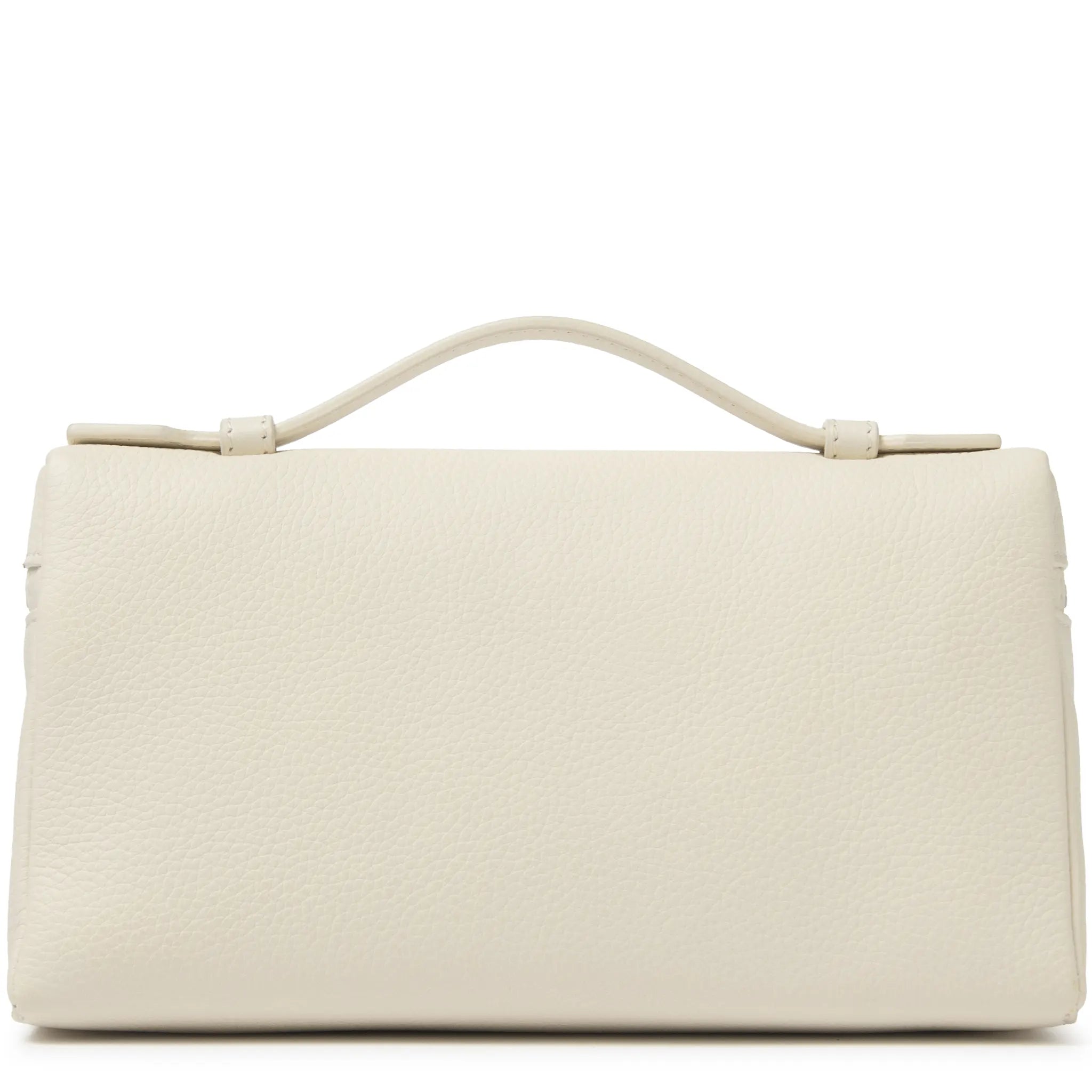Back View of Loro Piana Extra Pocket L19 Light Beige Shoulder Bag